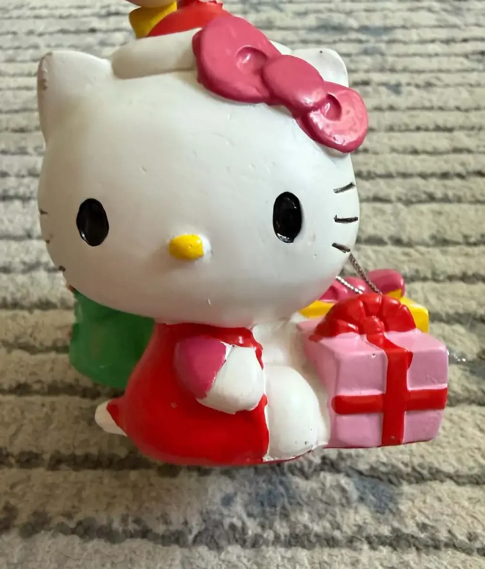 Hello Kitty Holiday Christmas Tree Ornament with Gifts